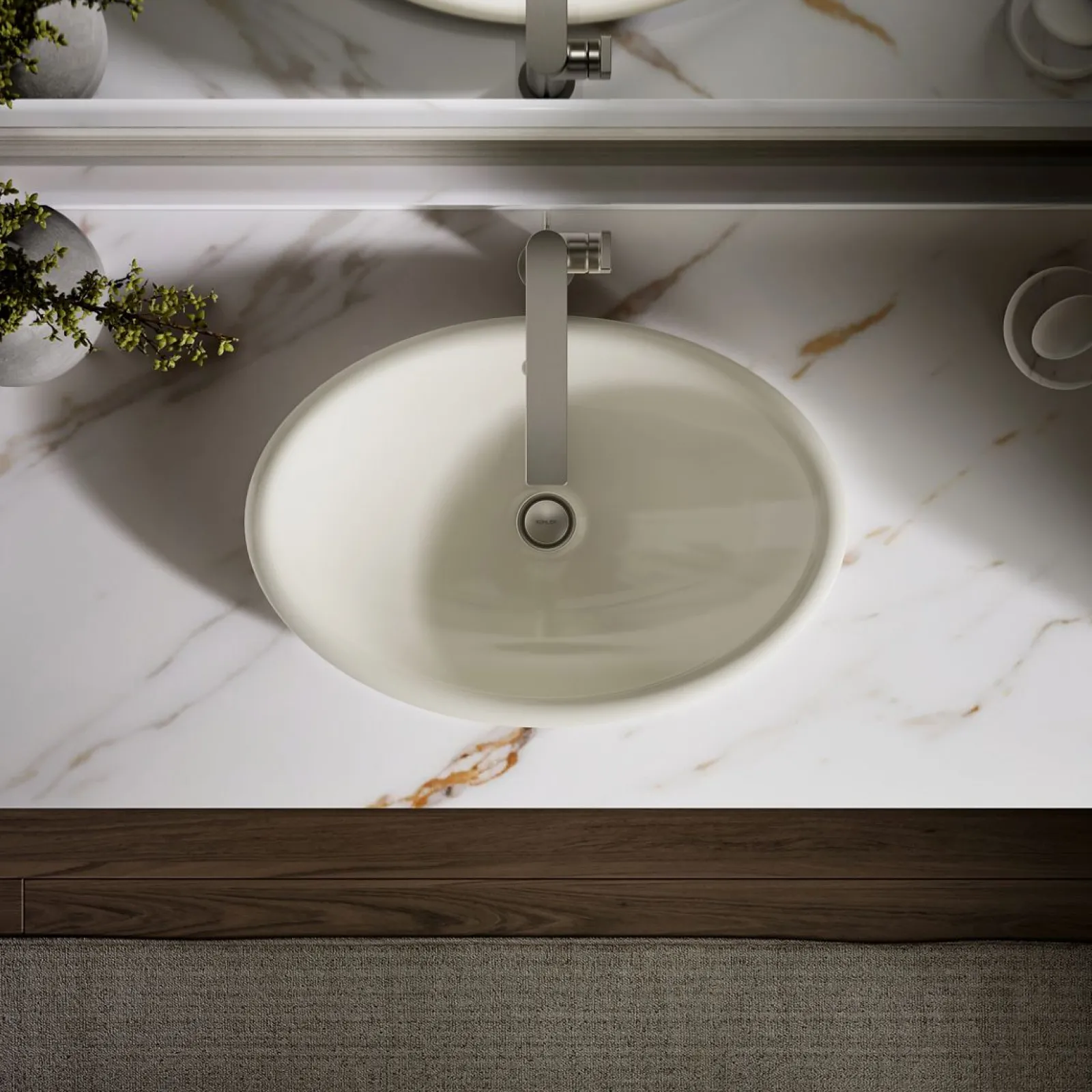 20-3/4" oval vessel bathroom sink^Kohler Best