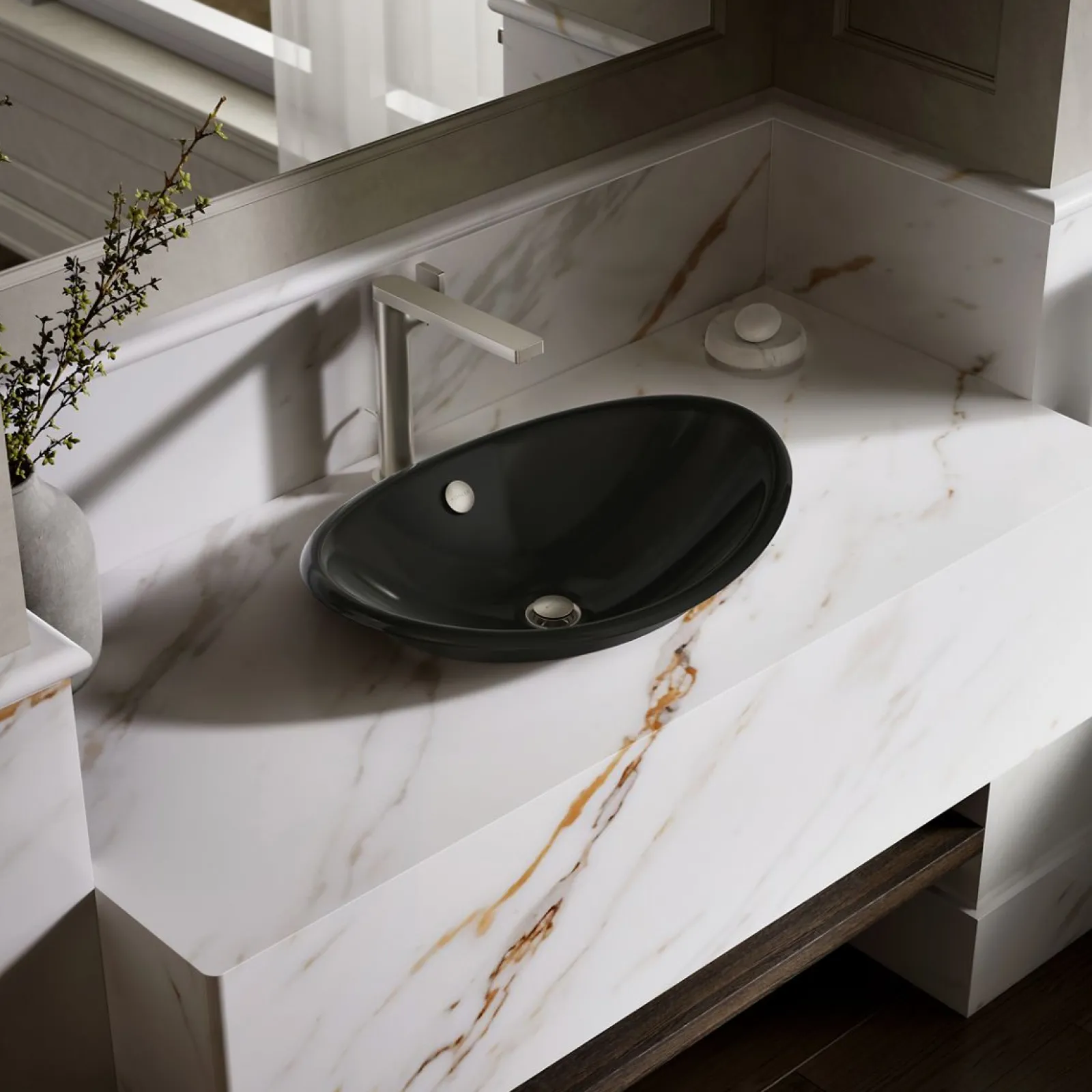 20-3/4" oval vessel bathroom sink^Kohler Discount