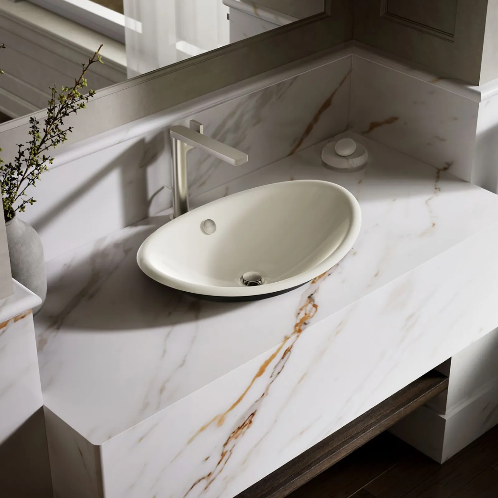 20-3/4" oval vessel bathroom sink^Kohler Discount
