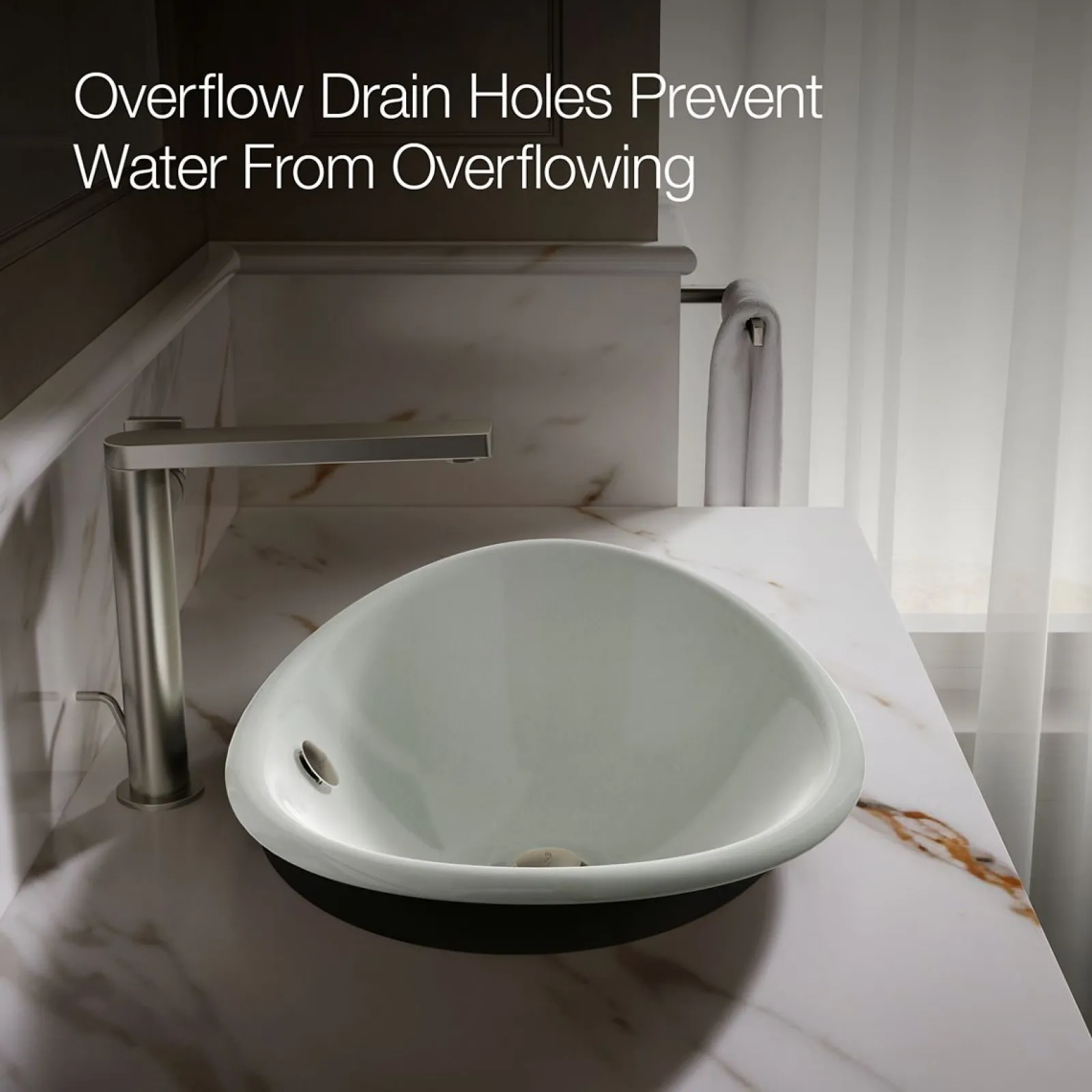 20-3/4" oval vessel bathroom sink^Kohler Discount