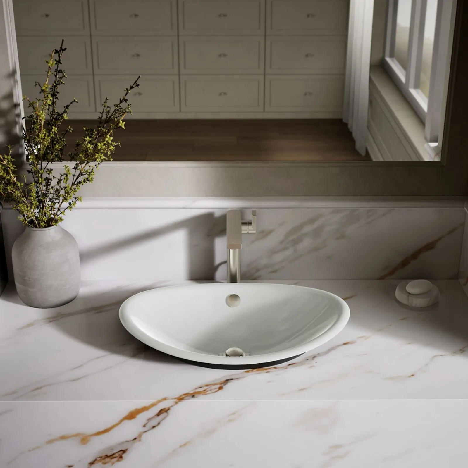 20-3/4" oval vessel bathroom sink^Kohler Discount