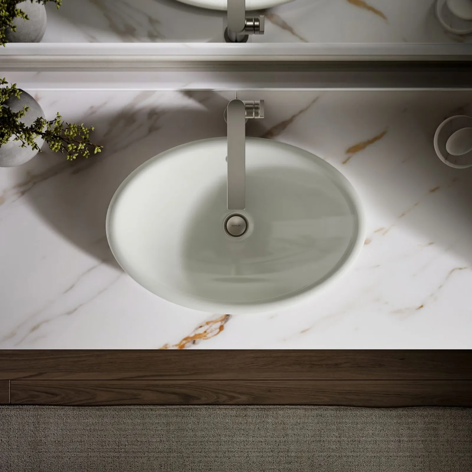 20-3/4" oval vessel bathroom sink^Kohler Discount