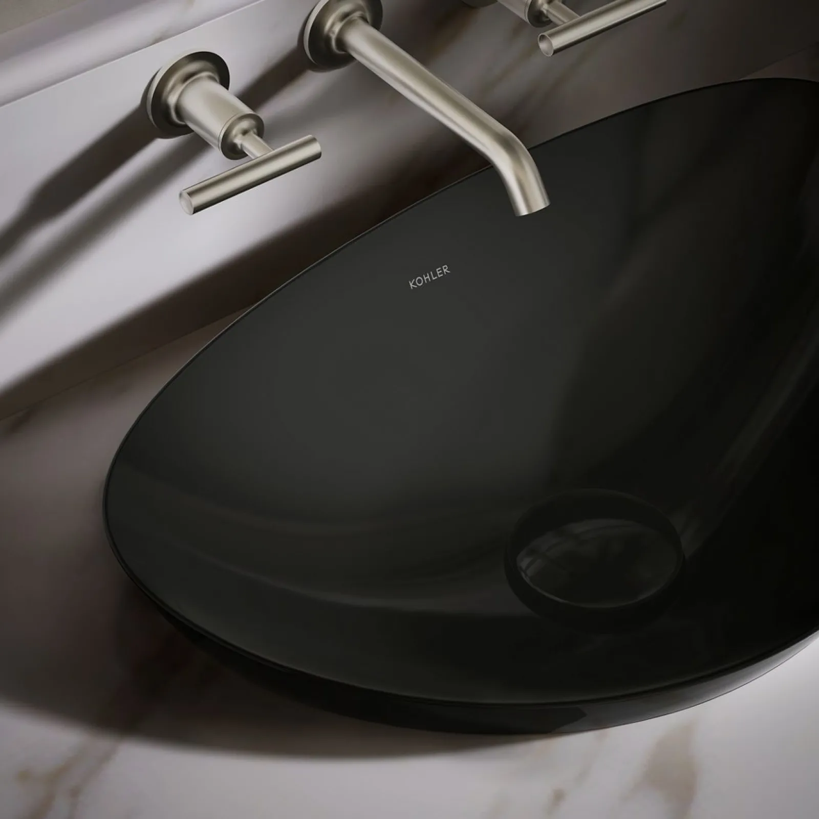 21" oval vessel bathroom sink, no overflow^Kohler Online