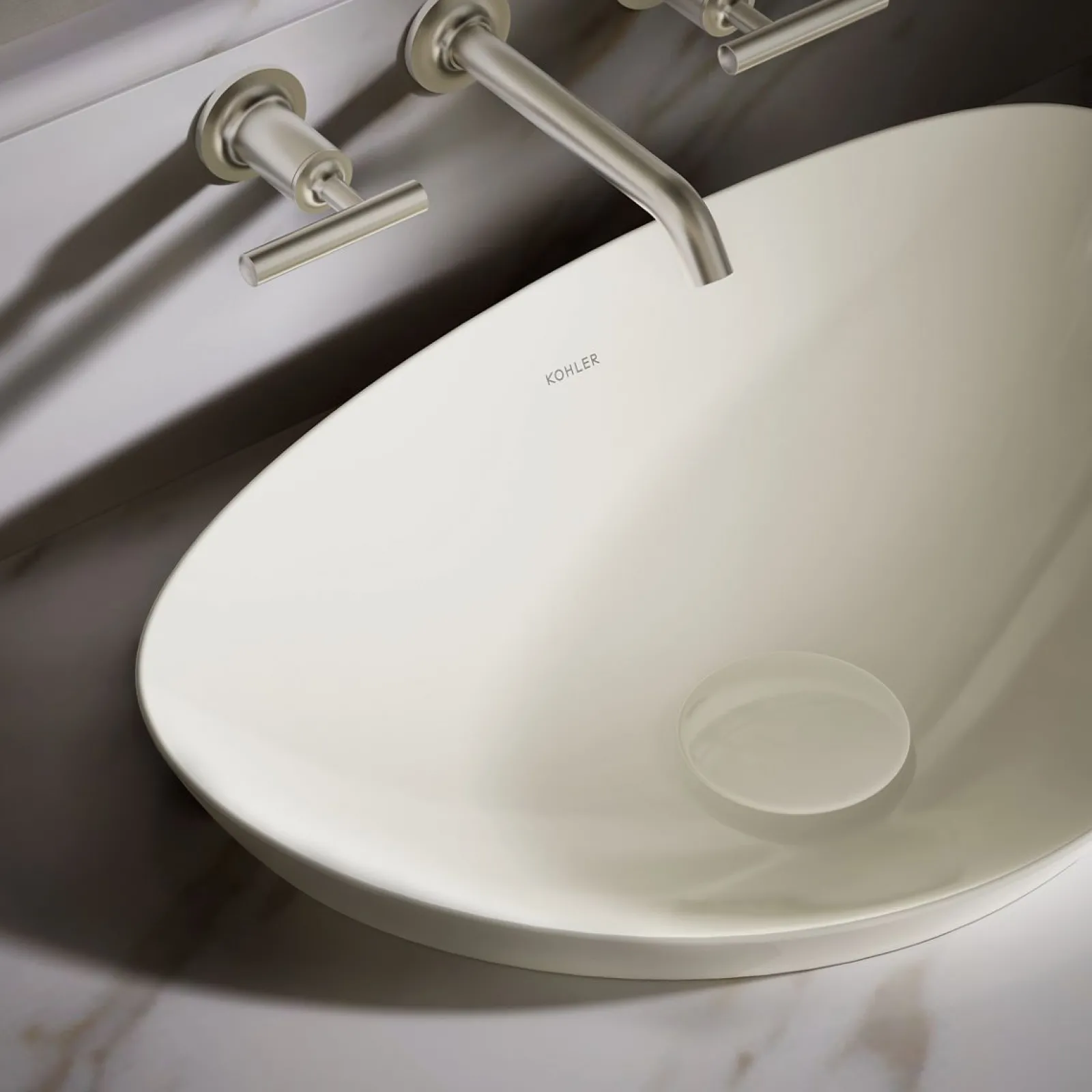 21" oval vessel bathroom sink, no overflow^Kohler Online