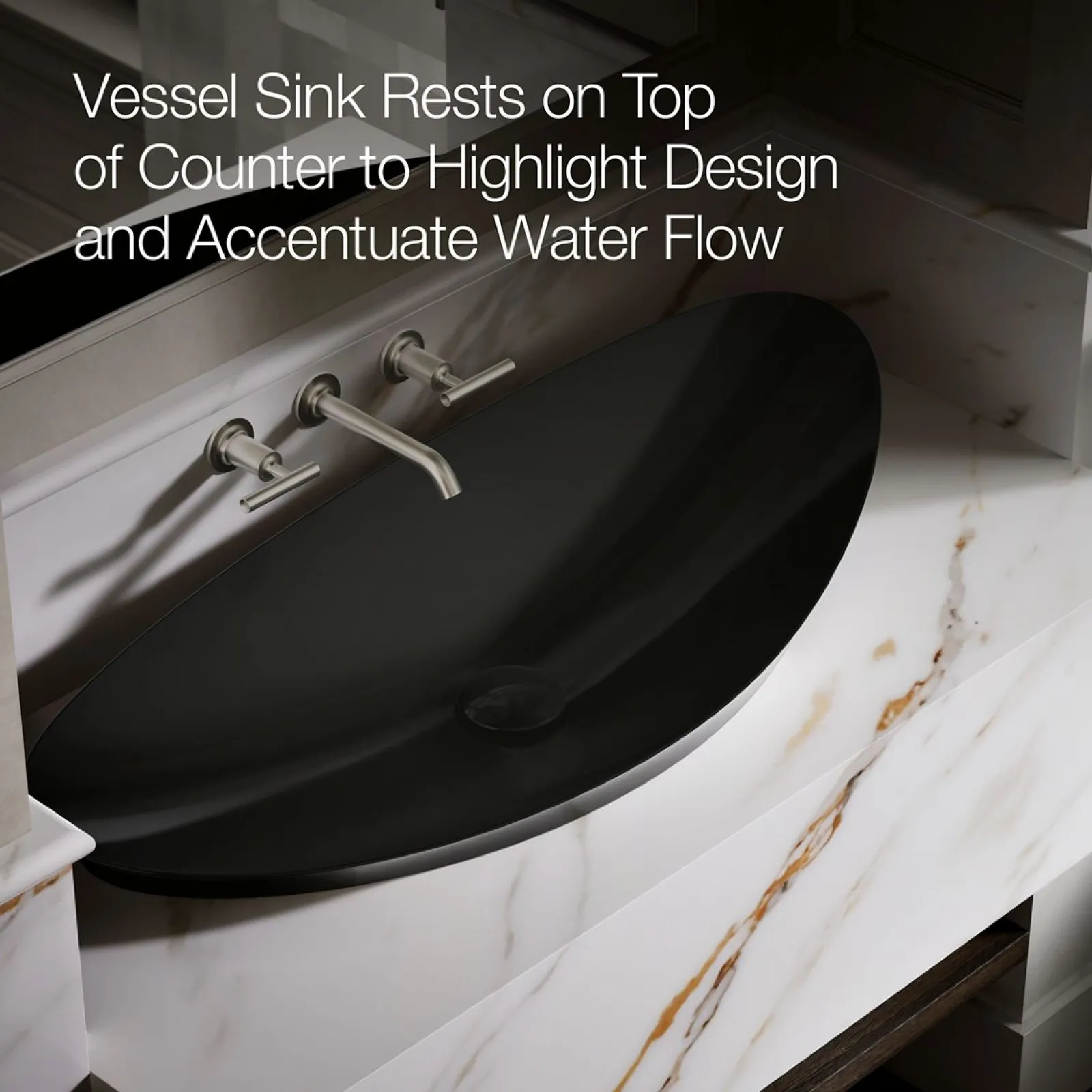38-1/2" oval vessel bathroom sink, no overflow^Kohler Discount