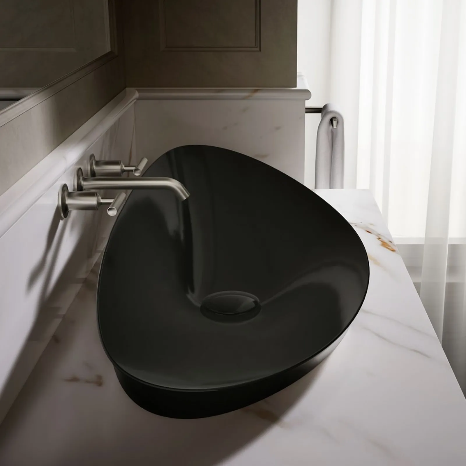 38-1/2" oval vessel bathroom sink, no overflow^Kohler Discount