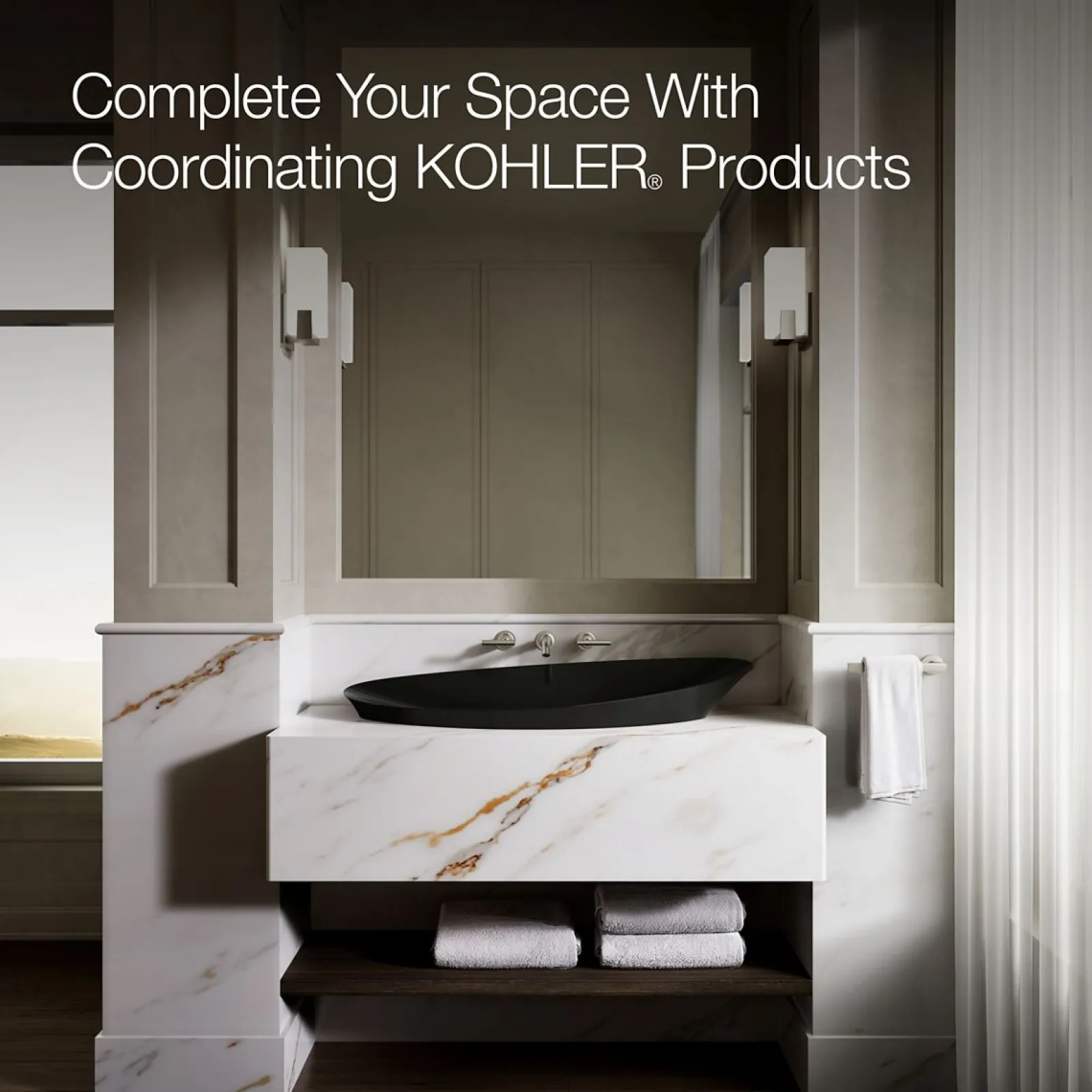 38-1/2" oval vessel bathroom sink, no overflow^Kohler Discount