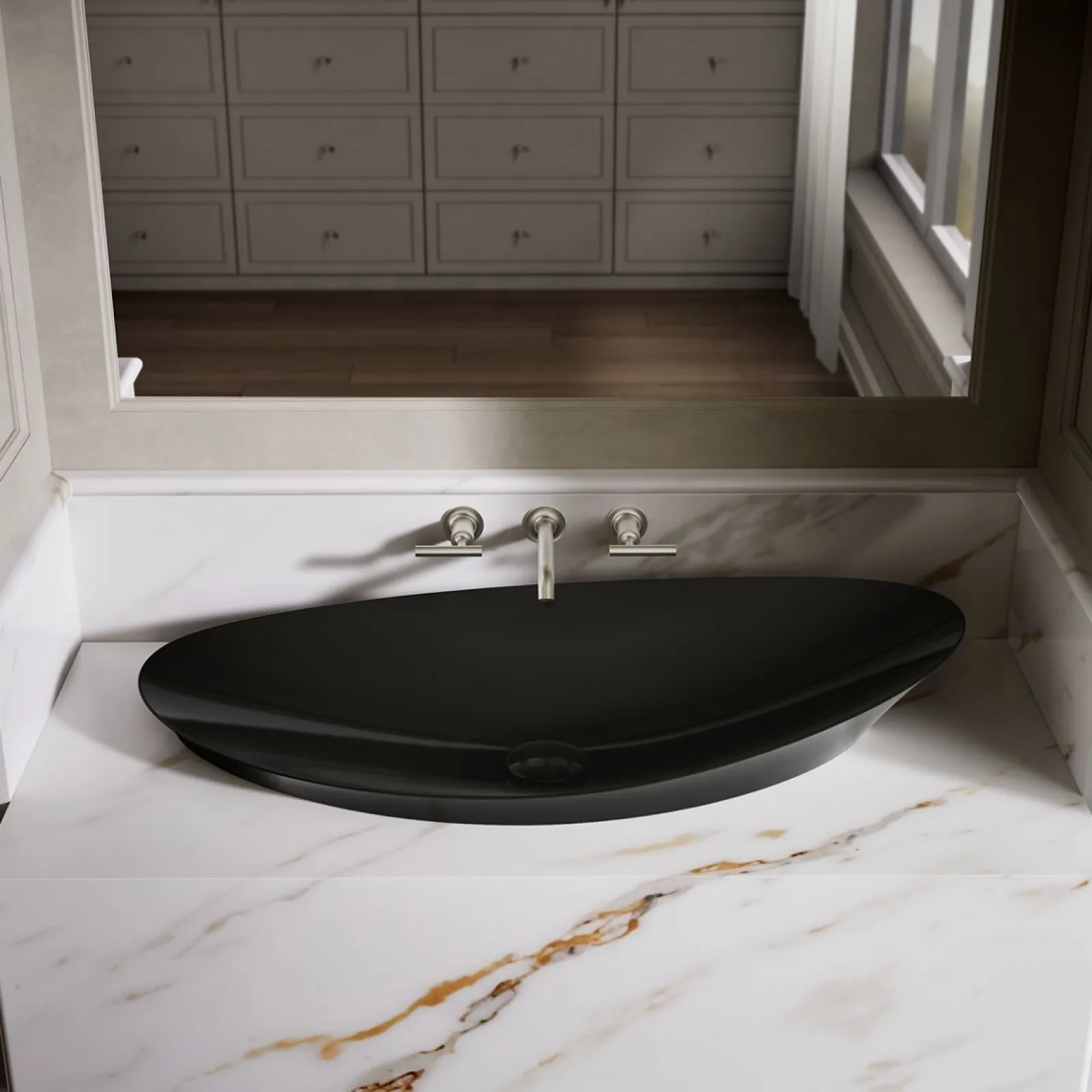38-1/2" oval vessel bathroom sink, no overflow^Kohler Discount