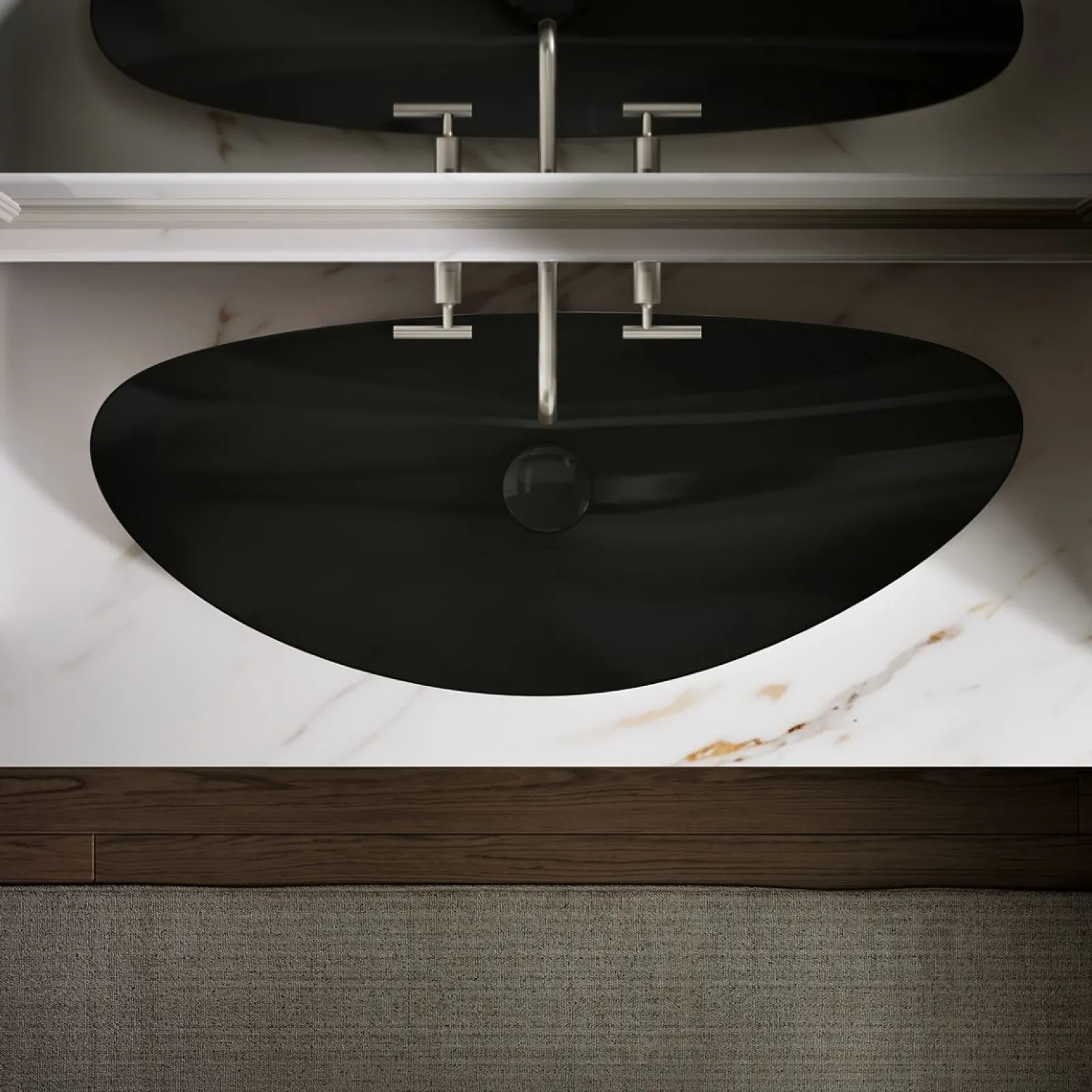 38-1/2" oval vessel bathroom sink, no overflow^Kohler Discount