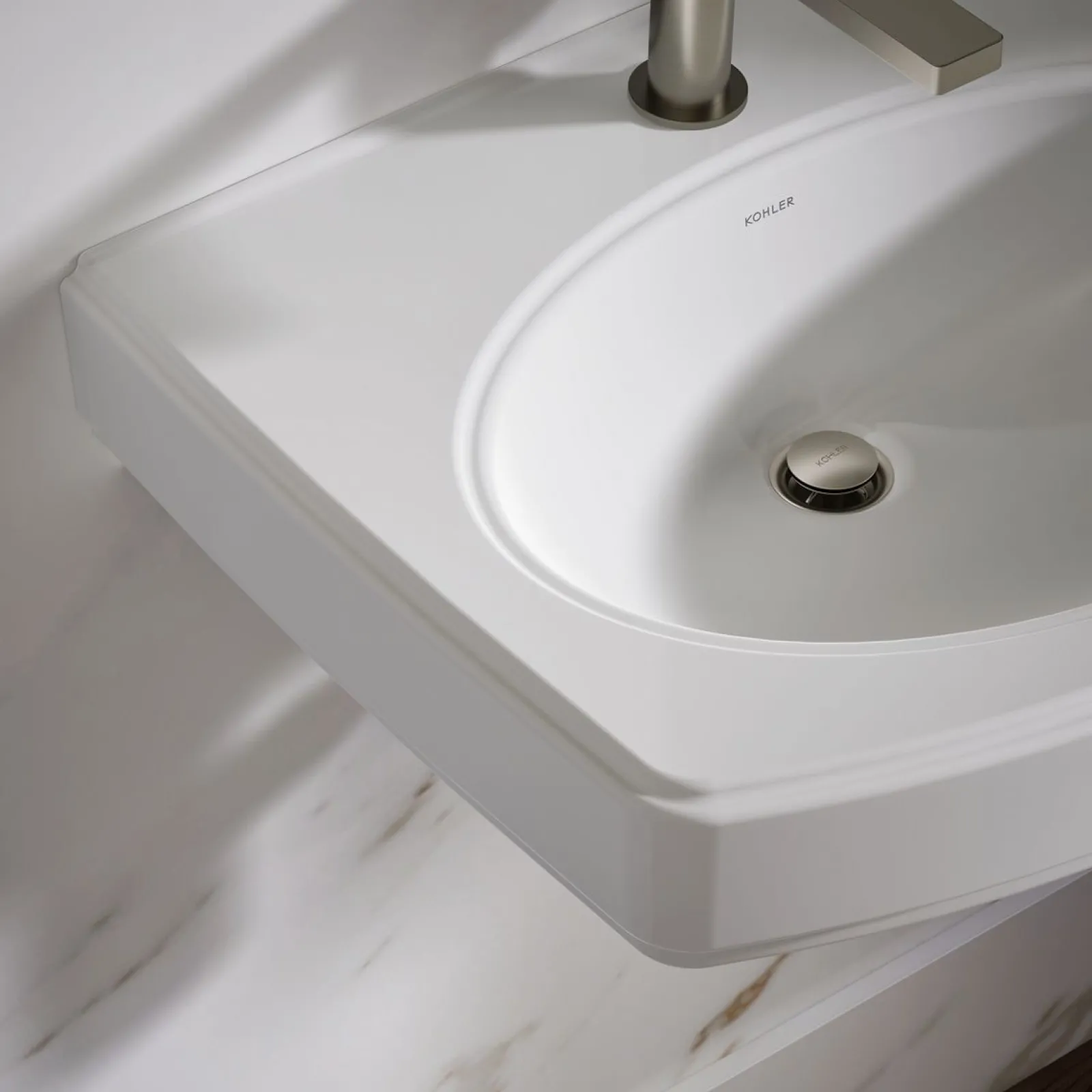 22" oval wall-mount bathroom sink^Kohler New