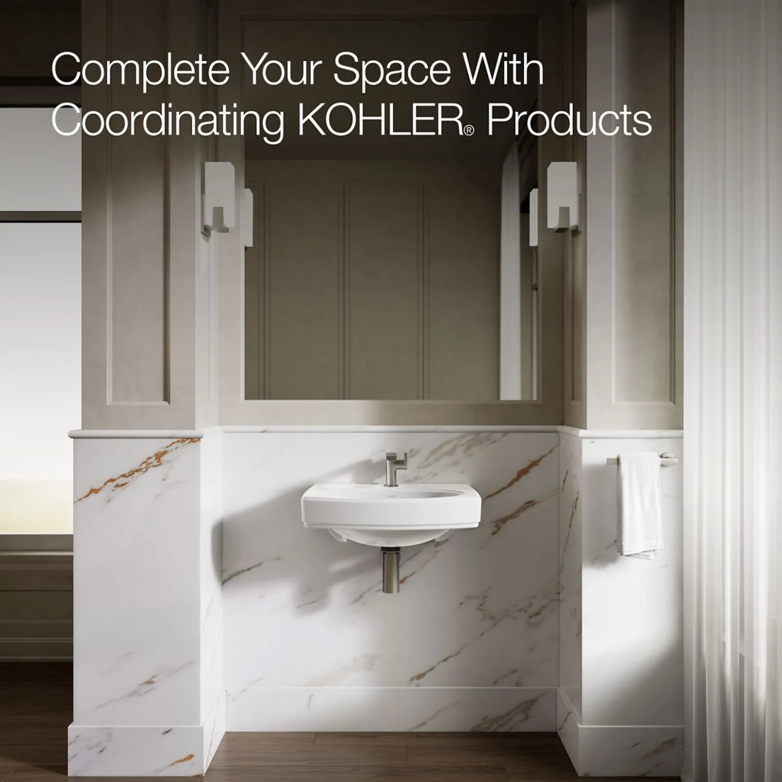 22" oval wall-mount bathroom sink^Kohler New