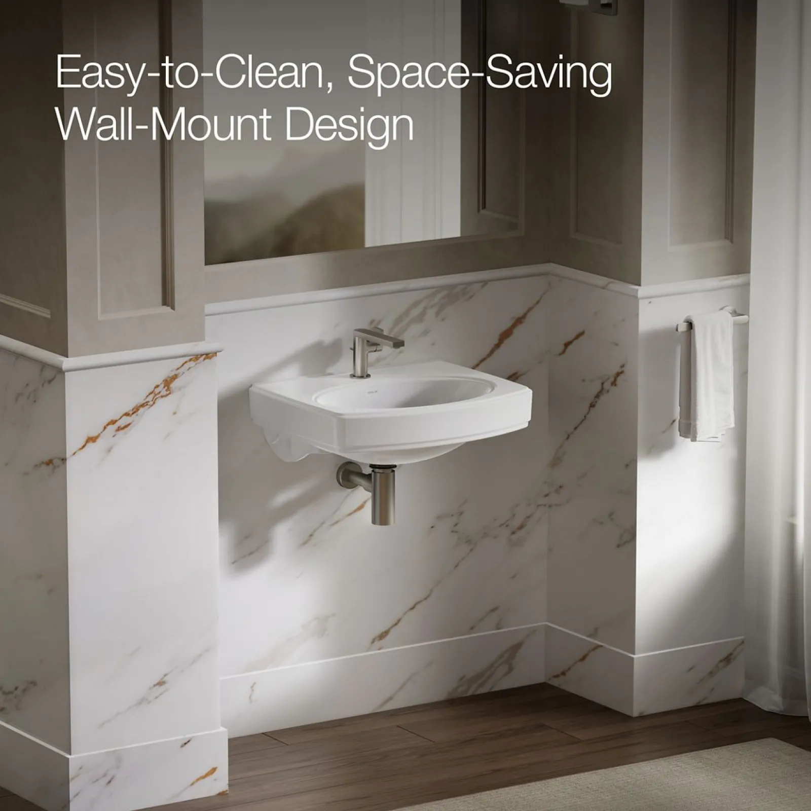22" oval wall-mount bathroom sink^Kohler New