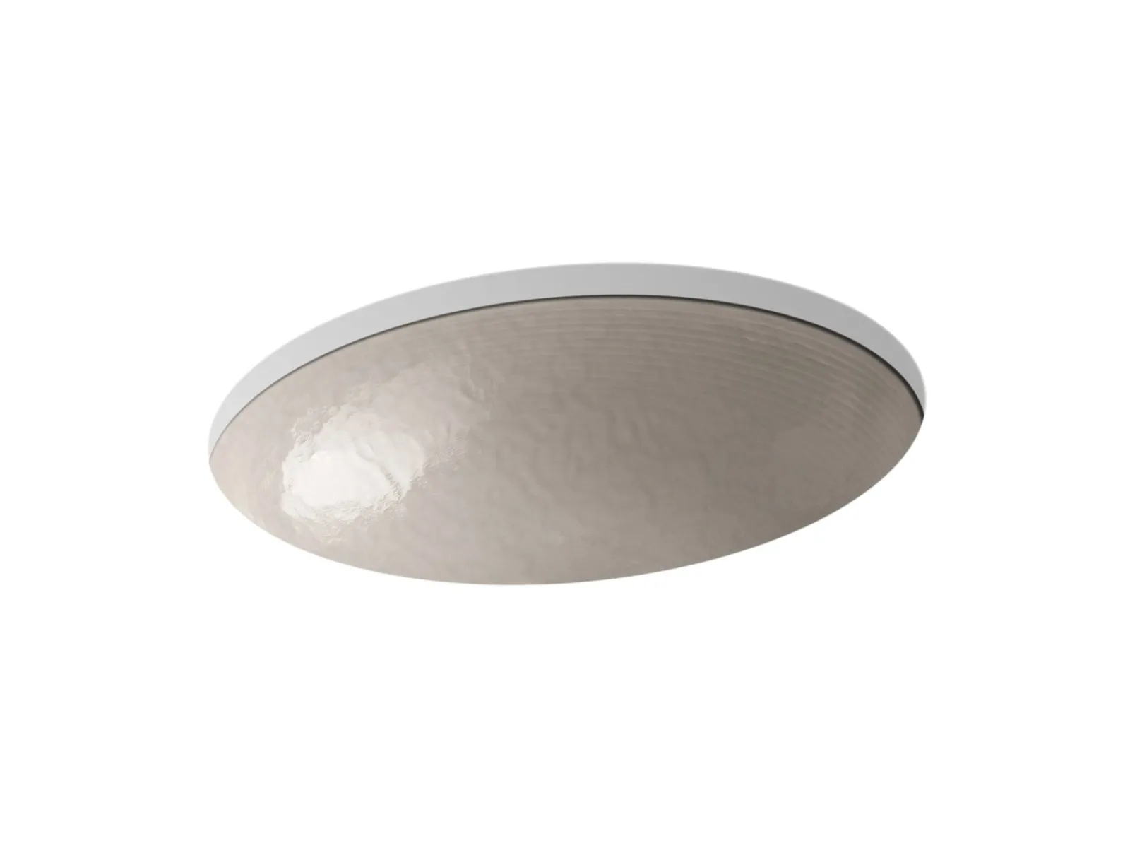 19" oval wall-mount/undermount bathroom sink, no overflow^Kohler Best