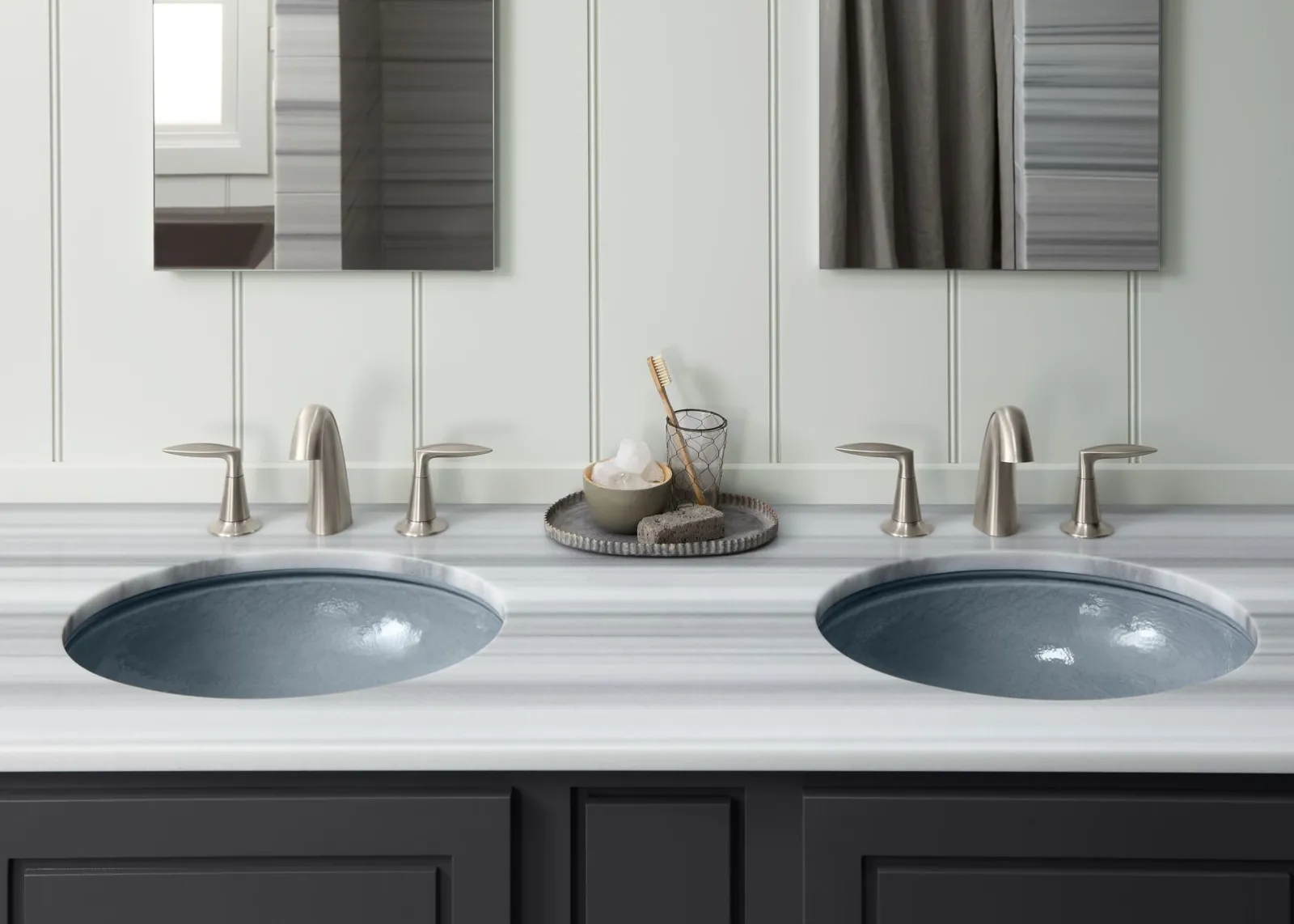 19" oval wall-mount/undermount bathroom sink, no overflow^Kohler