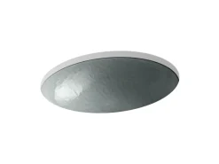 19" oval wall-mount/undermount bathroom sink, no overflow^Kohler Online