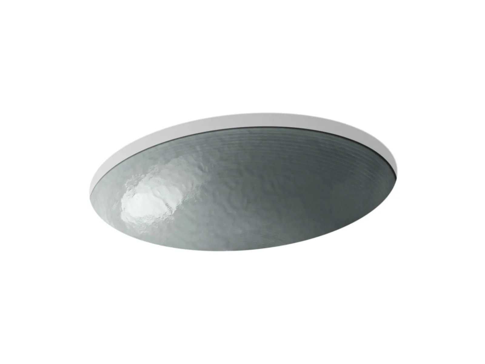 19" oval wall-mount/undermount bathroom sink, no overflow^Kohler Online