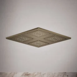 Overhead shower panel with four 22-nozzle sprayheads^Kohler