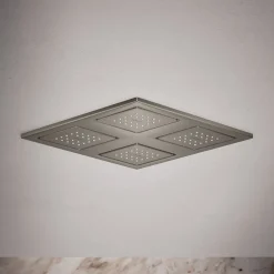 Overhead shower panel with four 22-nozzle sprayheads^Kohler