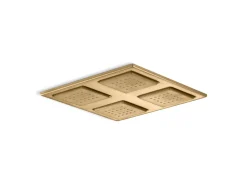 Overhead shower panel with four 22-nozzle sprayheads^Kohler