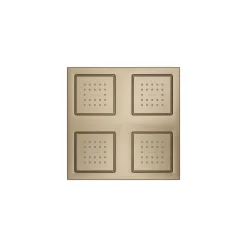 Overhead shower panel with four 22-nozzle sprayheads^Kohler