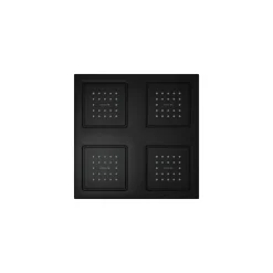 Overhead shower panel with four 22-nozzle sprayheads^Kohler