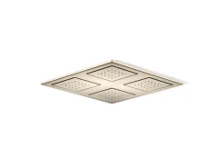 Overhead shower panel with four 22-nozzle sprayheads^Kohler