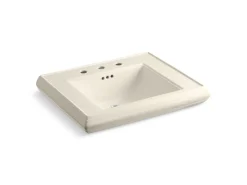 Pedestal/console table bathroom sink basin with 8