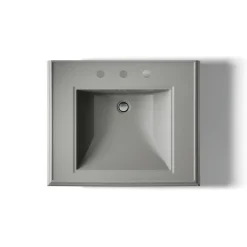 Pedestal/console table bathroom sink basin with 8