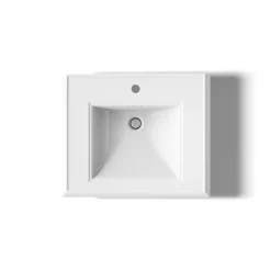 Pedestal/console table bathroom sink basin with single faucet-hole drilling^Kohler Clearance