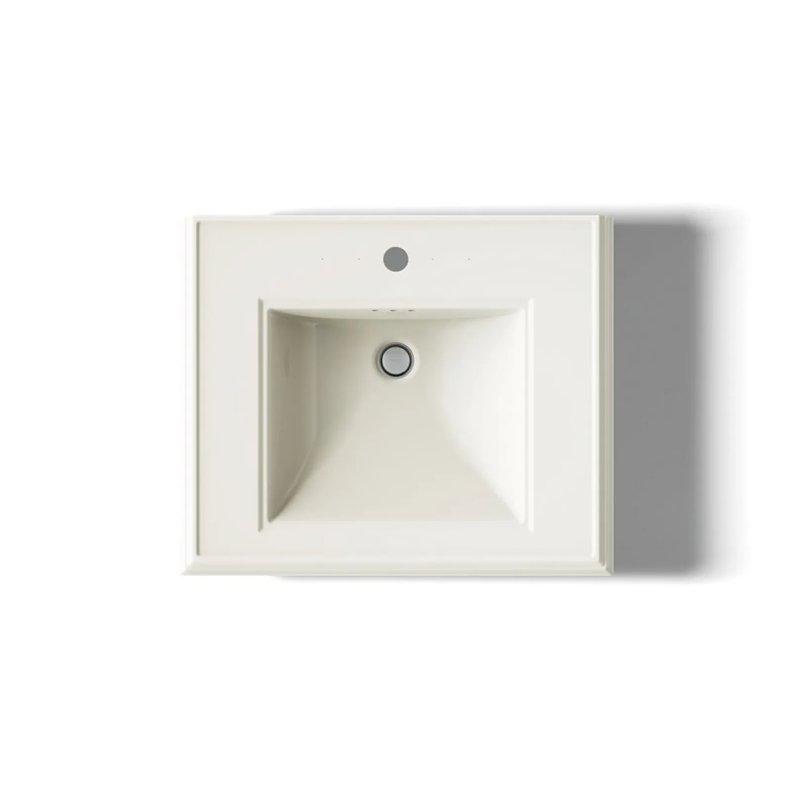 Pedestal/console table bathroom sink basin with single faucet-hole drilling^Kohler Clearance