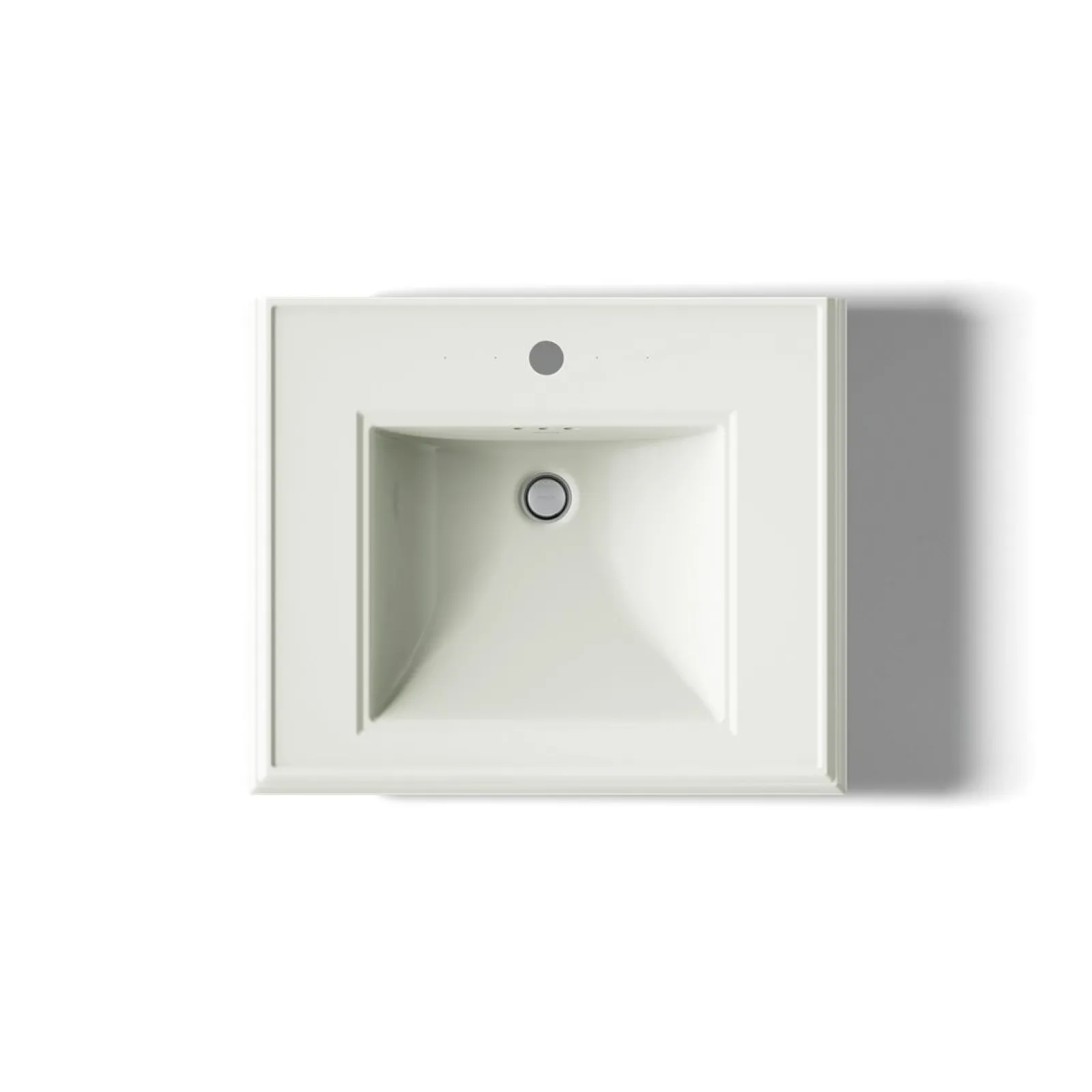 Pedestal/console table bathroom sink basin with single faucet-hole drilling^Kohler Clearance