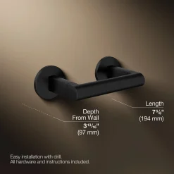 Pivoting toilet paper holder^Kohler New