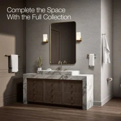 Pivoting toilet paper holder^Kohler New