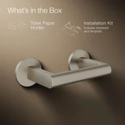 Pivoting toilet paper holder^Kohler New