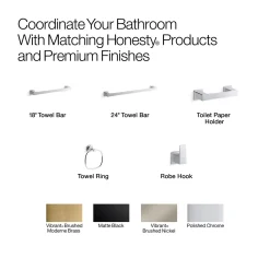 Pivoting toilet paper holder^Kohler New