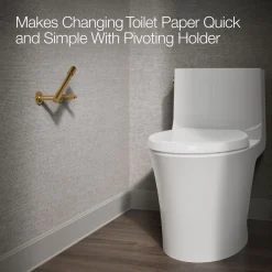 Pivoting toilet paper holder^Kohler Outlet