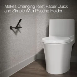 Pivoting toilet paper holder^Kohler Outlet