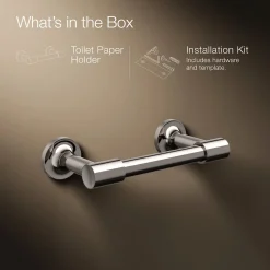 Pivoting toilet paper holder^Kohler Outlet