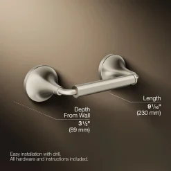 Pivoting toilet paper holder^Kohler Online