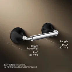 Pivoting toilet paper holder^Kohler Online