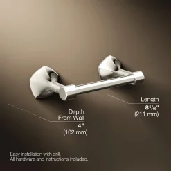 Pivoting toilet paper holder^Kohler New