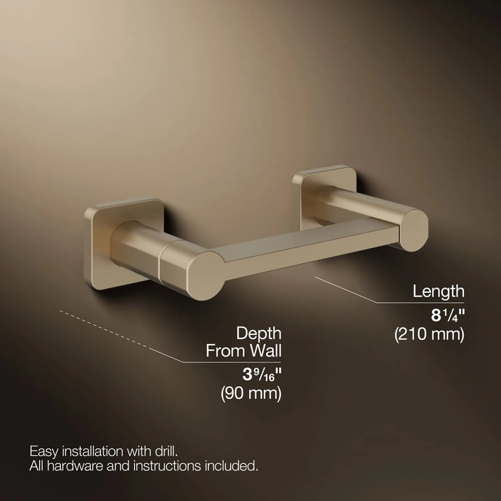 Pivoting toilet paper holder^Kohler Clearance