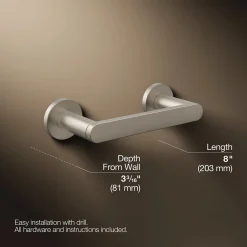 Pivoting toilet paper holder^Kohler Outlet