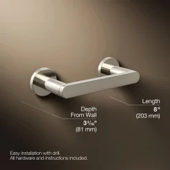 Pivoting toilet paper holder^Kohler Outlet