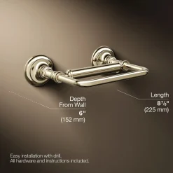 Pivoting toilet paper holder^Kohler