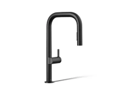 Pull-down kitchen sink faucet with two-function sprayhead^Kohler Discount