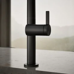 Pull-down kitchen sink faucet with two-function sprayhead^Kohler Discount