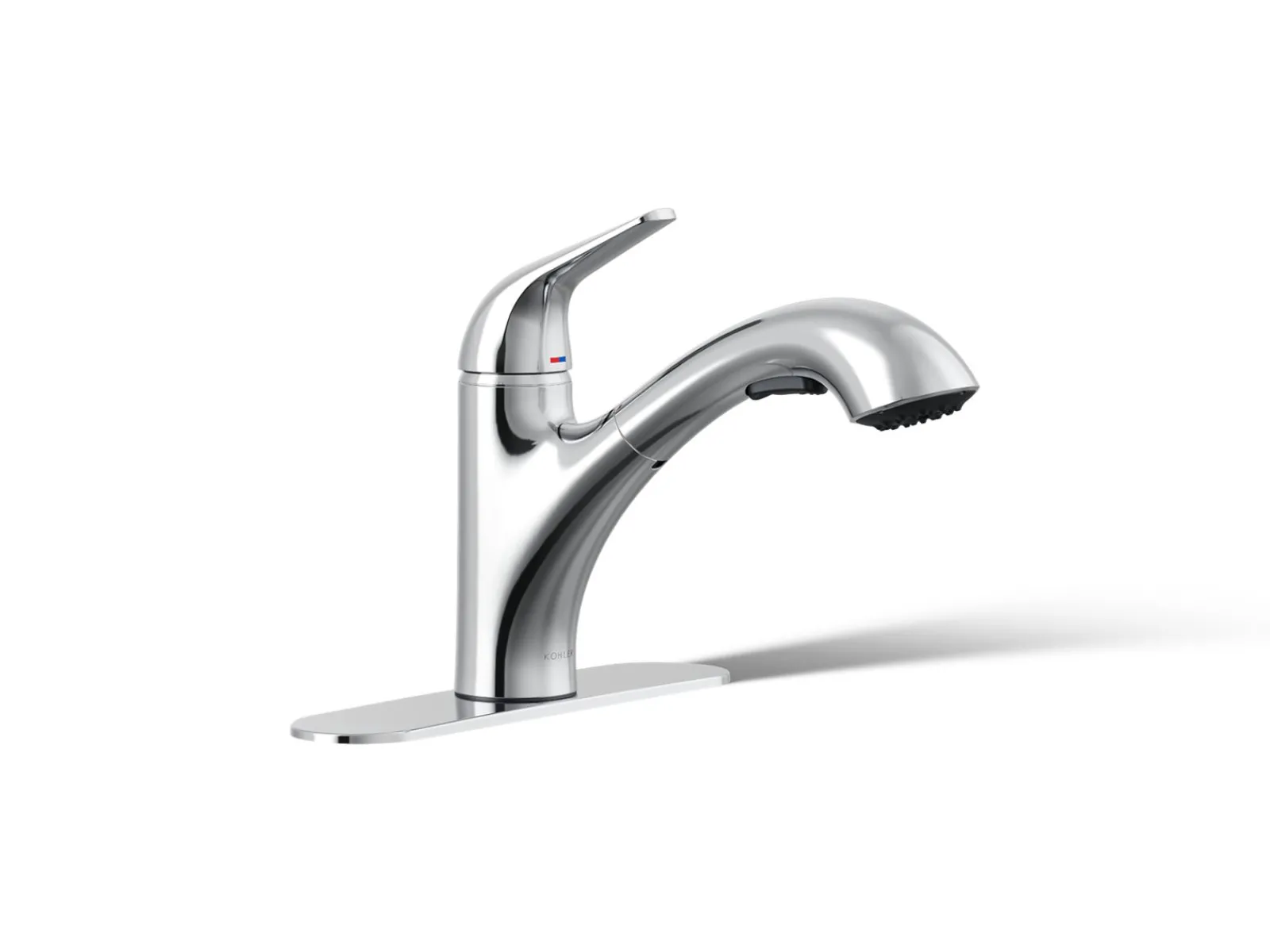 Pull-out kitchen sink faucet with two-function sprayhead^Kohler Online