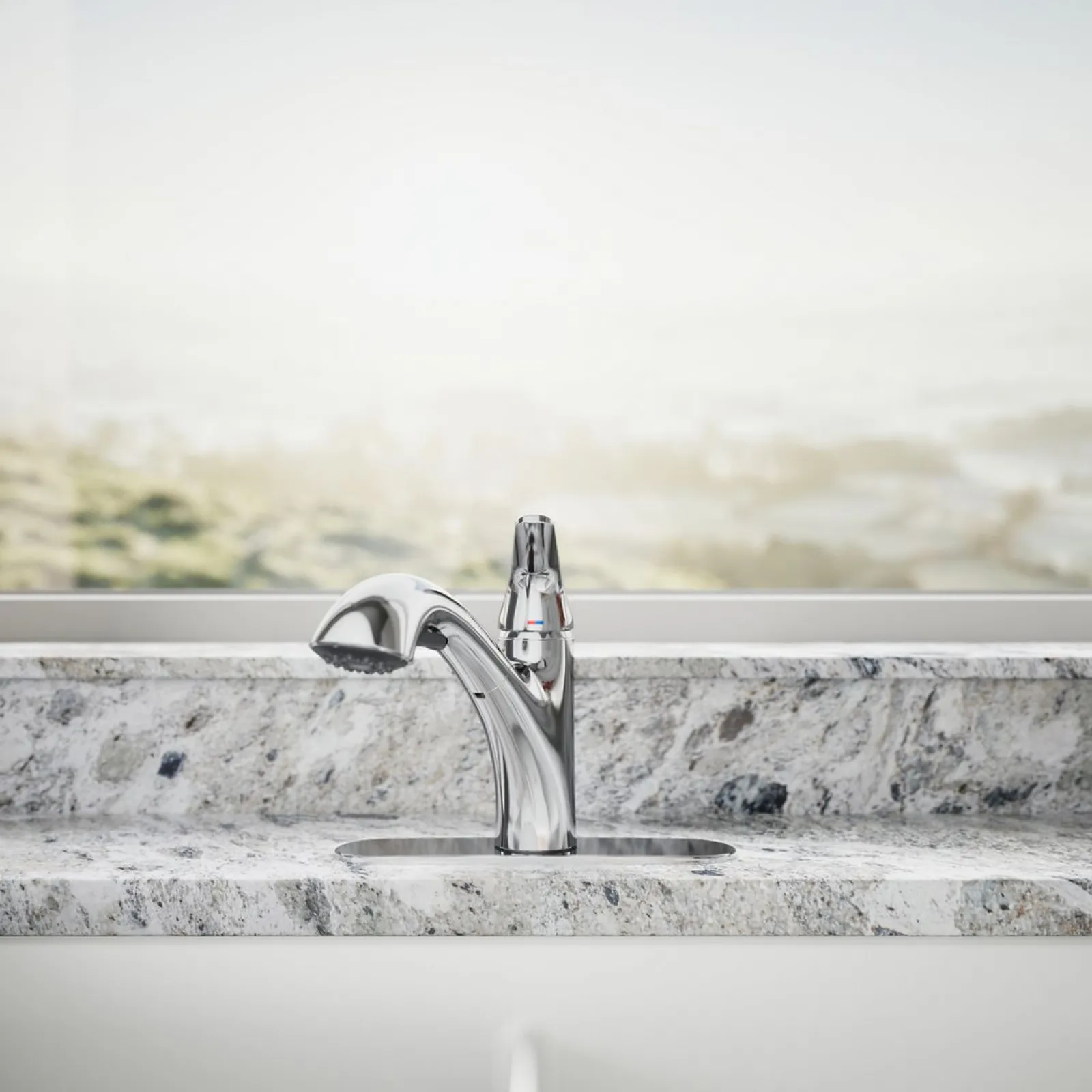 Pull-out kitchen sink faucet with two-function sprayhead^Kohler Online