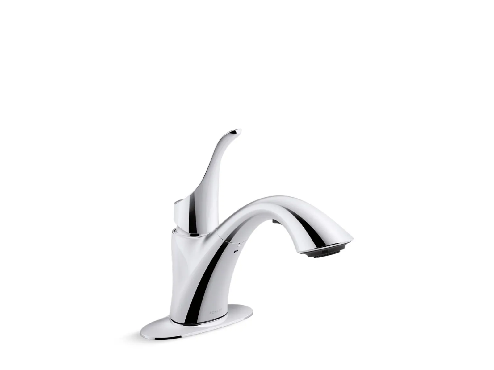 Pull-out laundry and utility sink faucet with two-function sprayhead^Kohler Hot